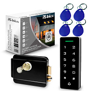 Система СКУД PS-Link KIT-T1202EM-WP-W-B / эл. механический замок / кодовая панель / RFID / WIFI