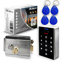 Комплект СКУД Ps-Link KIT-3D01EM-WP-W-SS / детектор лиц / RFID / WIFI