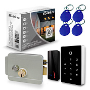 Система СКУД PS-Link KIT-T12MF-P-G / эл. механический замок / 2 считывателя RFID / Mifare