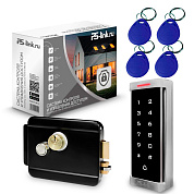 Система СКУД Ps-Link KIT-T6MF-B / эл. механический замок / кодовая панель / RFID