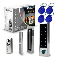 Система СКУД Ps-Link KIT-HF3WF-180 / сканер отпечатков / магнитный замок 180кг / RFID, WIFI