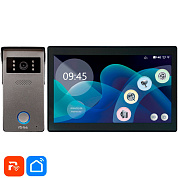 Комплект проводного WIFI видеодомофона Ps-Link KIT-185DP-301CR-S детекция движения, интерком, реле для замка