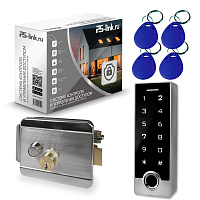 Комплект СКУД Ps-Link KIT-TF2EM-WP-W-SL / эл. механический замок / кодовая панель / RFID / WIFI