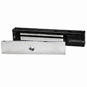Электромагнитный замок Undino UD-ML280WP уличный, черный, для накладного монтажа, сила удержания 280 кг