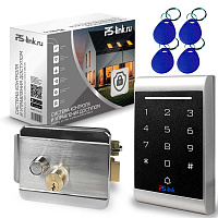 Система СКУД Ps-Link KIT-1203MF-SS с электромеханическим замком и контроллером Mifare