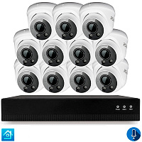Комплект видеонаблюдения IP 8Мп Ps-Link KIT-A811IPM-POE