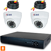 Комплект видеонаблюдения AHD 5Мп Ps-Link KIT-A502HD-MX