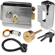 Комплект электромеханический замок PS-Link KIT-EML-SS-BF с БУЗ и гибким переходом