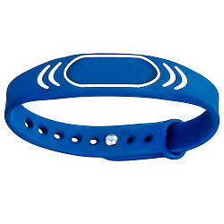 Браслет доступа RFID EM-Marine PS-W032-EM Синий, с фиксатором, 125 кГц, без перезаписи