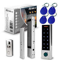 Система СКУД Ps-Link KIT-HF3WF-280 / сканер отпечатков / магнитный замок 280кг / RFID, WIFI