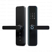 Дверной замок WIFI Ps-Link HR07 WIFI с датчиком отпечатка пальца Чёрный