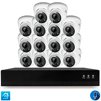 Комплект видеонаблюдения IP 8Мп Ps-Link KIT-A814IPM-POE