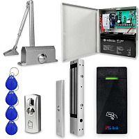 Система СКУД Ps-Link KIT-M010EM-280UPS с блоком резервного питания и доводчиком