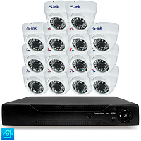 Комплект видеонаблюдения AHD 8Мп Ps-Link KIT-A814HD 14 камер для помещения, ночная съемка, датчик движения