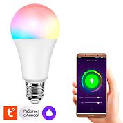 Лампочка WIFI Ps-Link Q9 умная, светодиодная с Алисой, E14