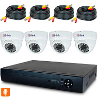 Комплект видеонаблюдения AHD 5Мп Ps-Link KIT-A504HD-MX