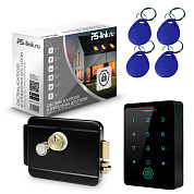 Система СКУД Ps-Link KIT-CH1-FP-B/ сканер отпечатков / эл. механический замок / RFID, WIFI