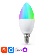 Лампочка WIFI Ps-Link JL06 умная, светодиодная с Алисой, E14