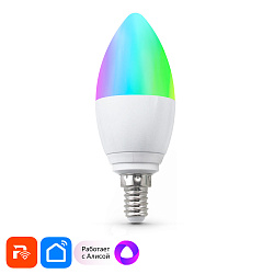 Лампочка WIFI Ps-Link JL06 умная, светодиодная с Алисой, E14