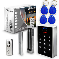 Комплект СКУД Ps-Link KIT-3D01EM-WP-W-180 / детектор лиц / RFID / WIFI