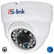 Камера видеонаблюдения IP 5Мп Ps-Link IP305PM-YE видео со звуком, питание PoE, облако IPEye, для помещения