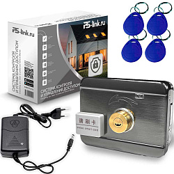Система СКУД Ps-Link KIT-EMTL-SS-ID с электромоторным замком и RFID-считывателем