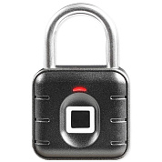 Замок навесной биометрический Ps-Link PS-SY12 Всепогодный / Без ключа / Черный