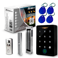 Система СКУД Ps-Link KIT-CH1-FP-180 / сканер отпечатков / магнитный замок 180кг / RFID, WIFI
