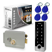 Система СКУД Ps-Link KIT-TF2EM-WP-W-G / отпечаток пальца / эл. механический замок / кодовая панель / RFID / WIFI