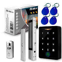 Система СКУД Ps-Link KIT-CH1-FP-280 / сканер отпечатков / магнитный замок 280кг / RFID, WIFI