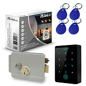 Система СКУД Ps-Link KIT-CH1-FP-G/ сканер отпечатков / эл. механический замок / RFID, WIFI