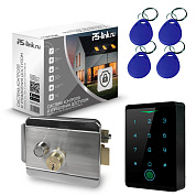 Система СКУД Ps-Link KIT-CH1-FP-SSM/ сканер отпечатков / эл. механический замок / RFID, WIFI